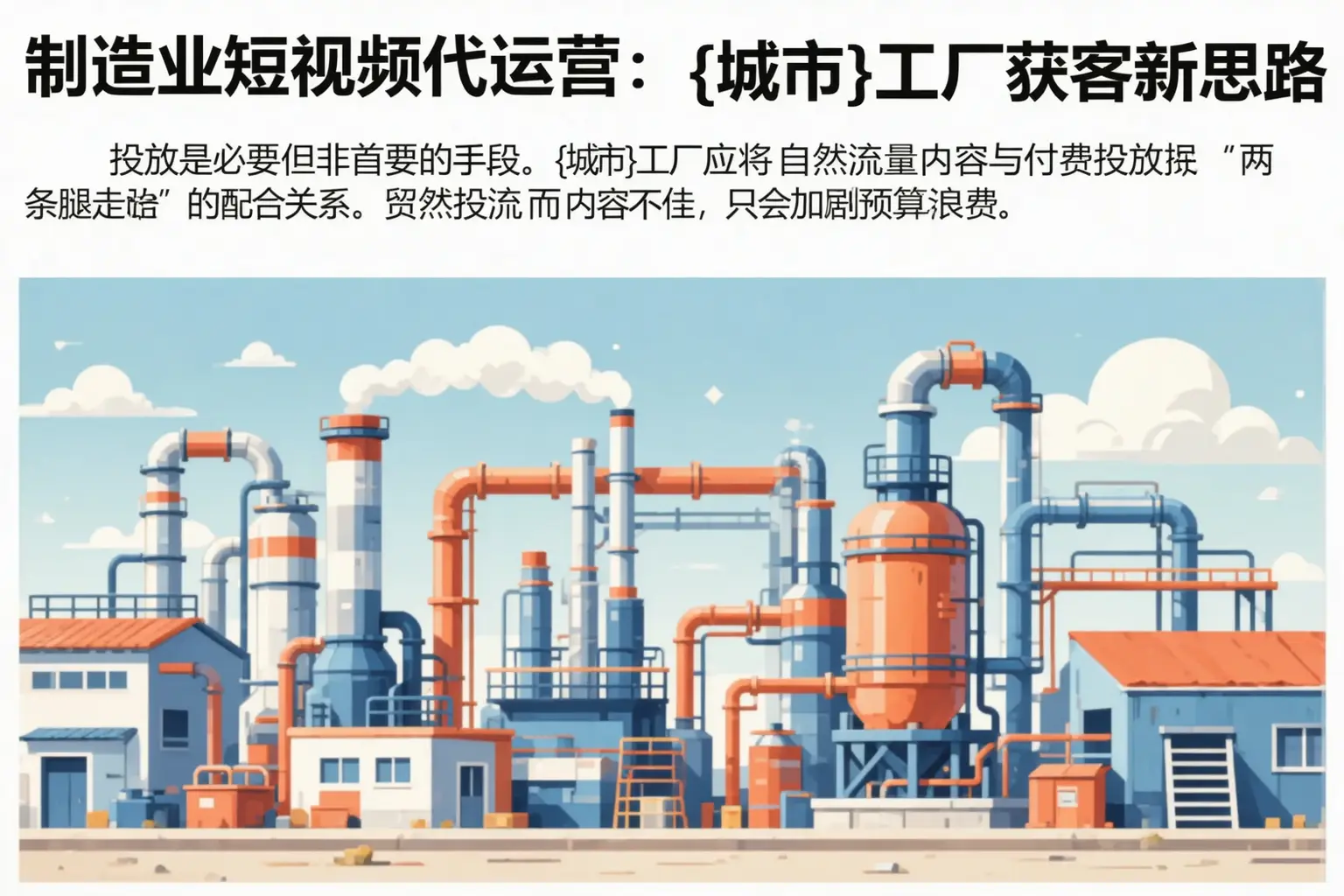 制造业短视频代运营：江华工厂获客新思路
